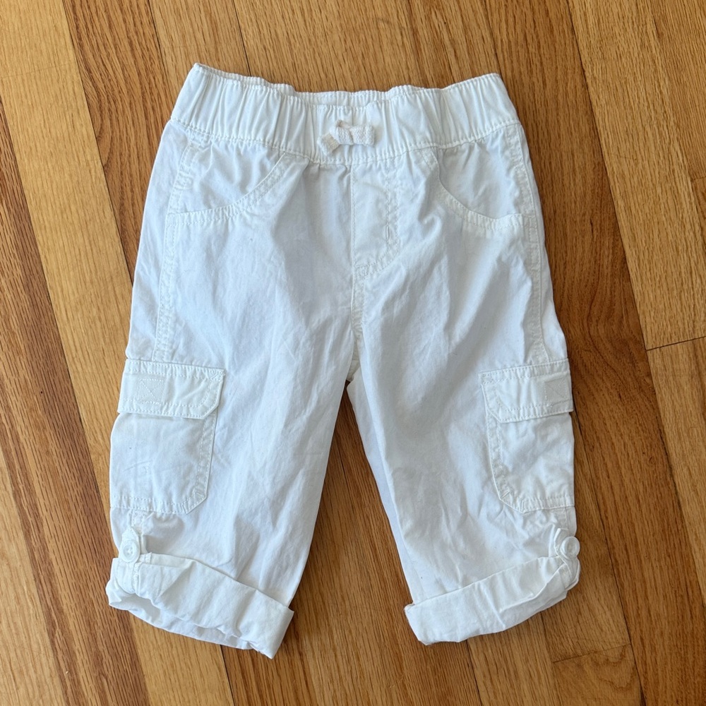 Carter's White Cargo Pants for Kids